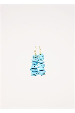 Natural turquoise stone earrings Don Alfonso Gioielli | AM242TURCHESE